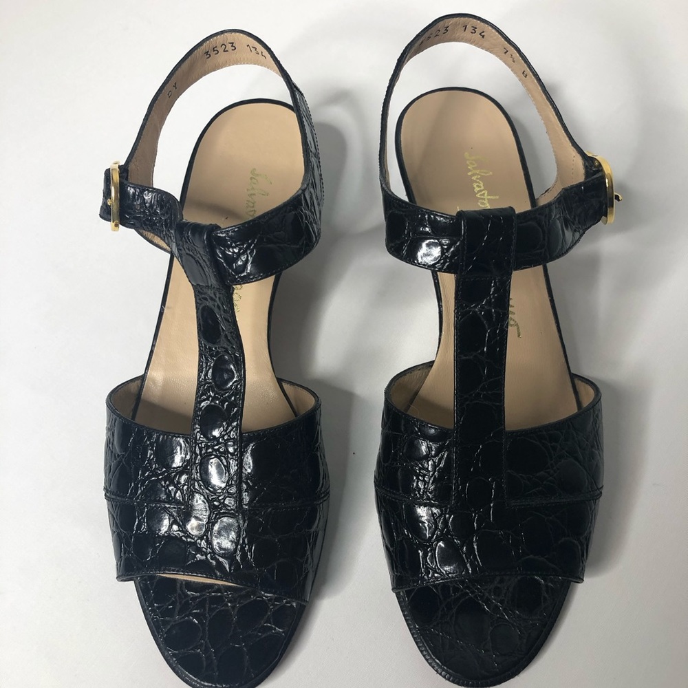 Salvatore Ferragamo croc sandal